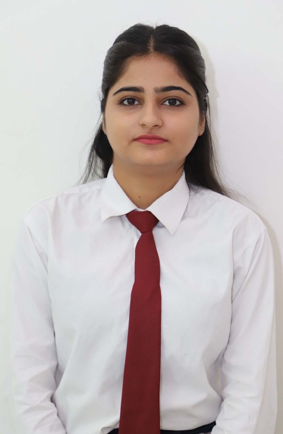 चयनित छात्रा प्रेरणा असीजा। चयनित छात्रा प्रेरणा असीजा।