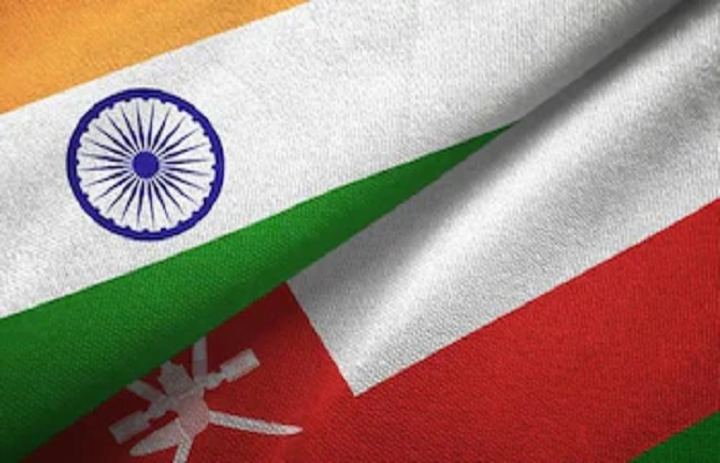 भारत और ओमान के लोगो का प्रतीकात्मक चित्र भारत और ओमान के लोगो का प्रतीकात्मक चित्र