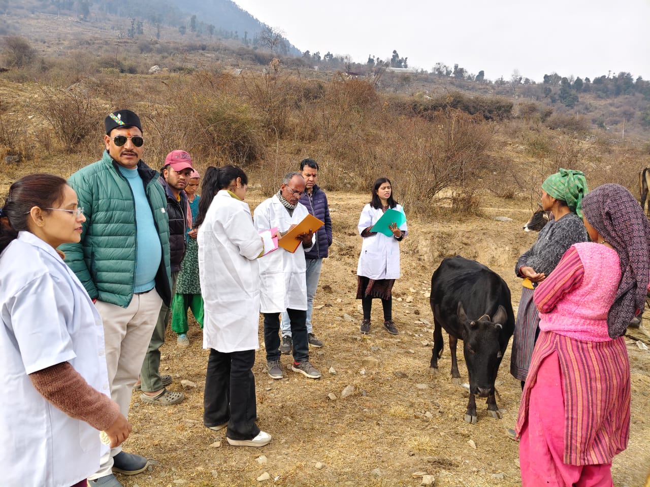 पशु शिविर में यूं उमड़े पशुपालक