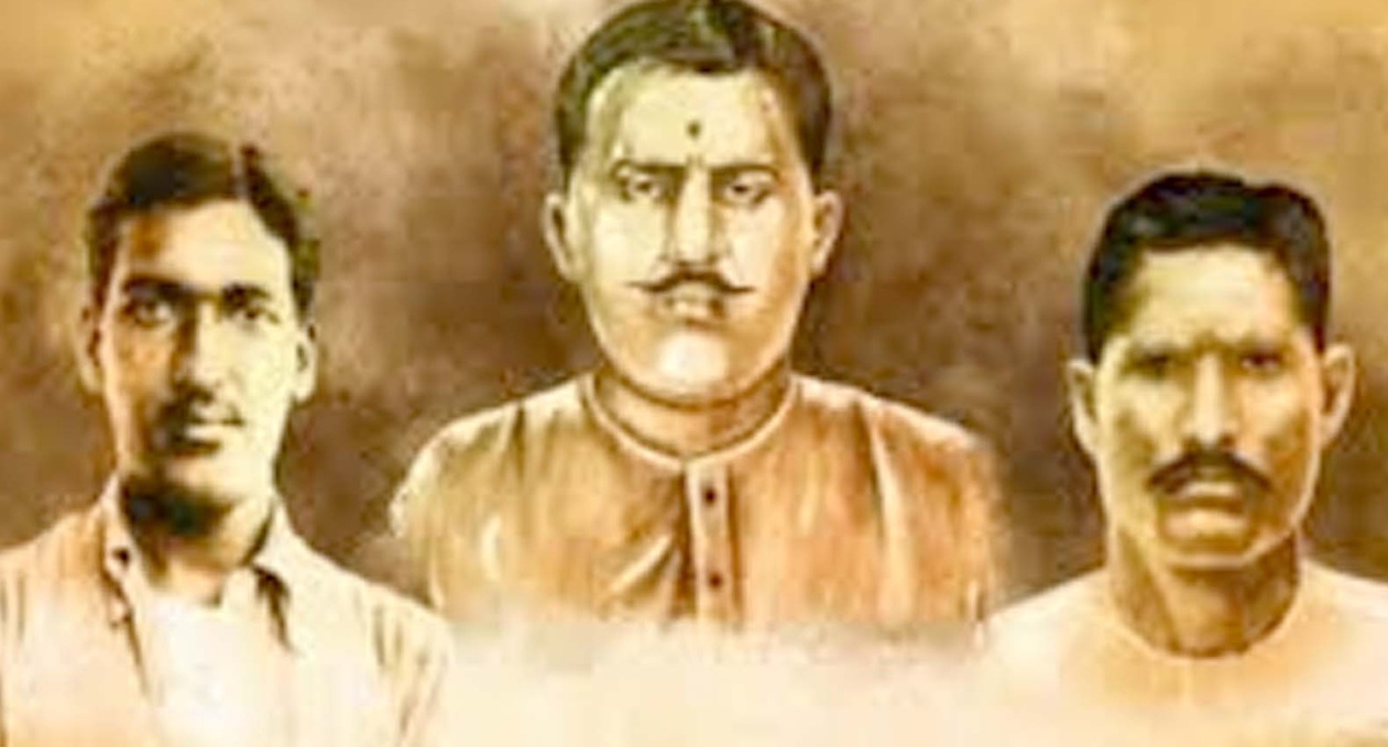 राम प्रसाद बिस्मिल, अशफाक उल्ला खां और रोशन सिंह. फाइल फोटो - इंटरनेट मीडिया राम प्रसाद बिस्मिल, अशफाक उल्ला खां और रोशन सिंह. फाइल फोटो - इंटरनेट मीडिया