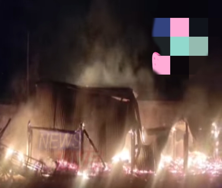Massive Fire Breaks Out at Goat and Poultry Farm in Kaliabor. Massive Fire Breaks Out at Goat and Poultry Farm in Kaliabor.