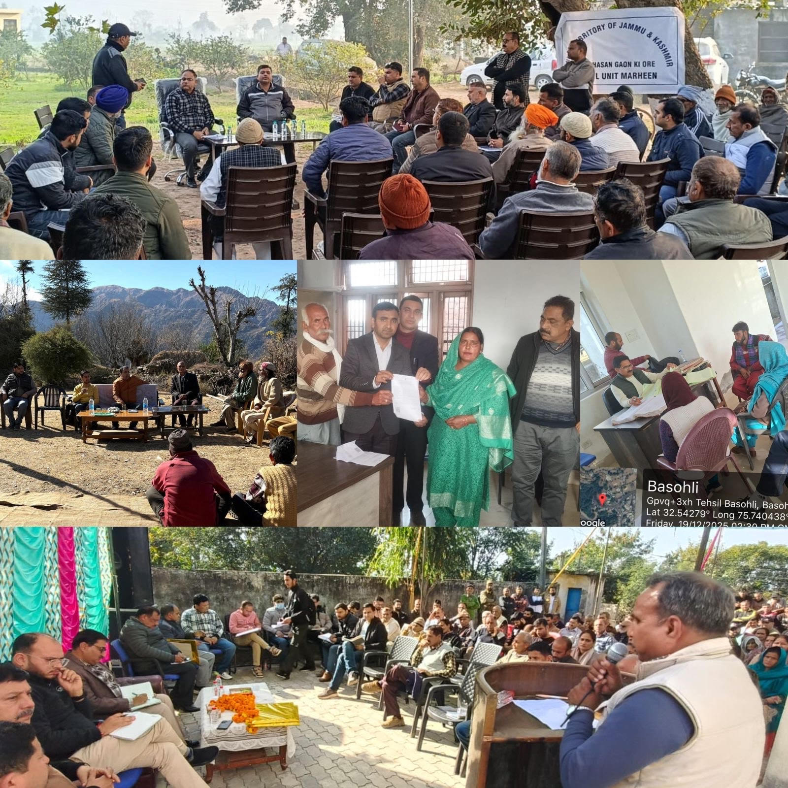 Good Governance Week-Kathua Administration Launches Public Relations Campaign on Going to Village