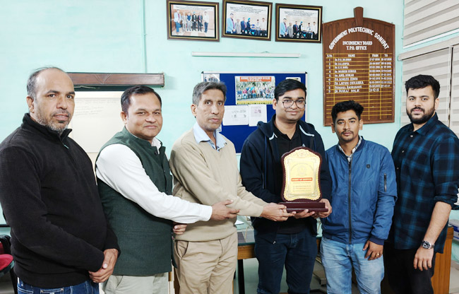 सोनीपत: राजकीय बहुतकनीकी संस्थान विधार्थियों को प्लेसमेंट सोनीपत: राजकीय बहुतकनीकी संस्थान विधार्थियों को प्लेसमेंट