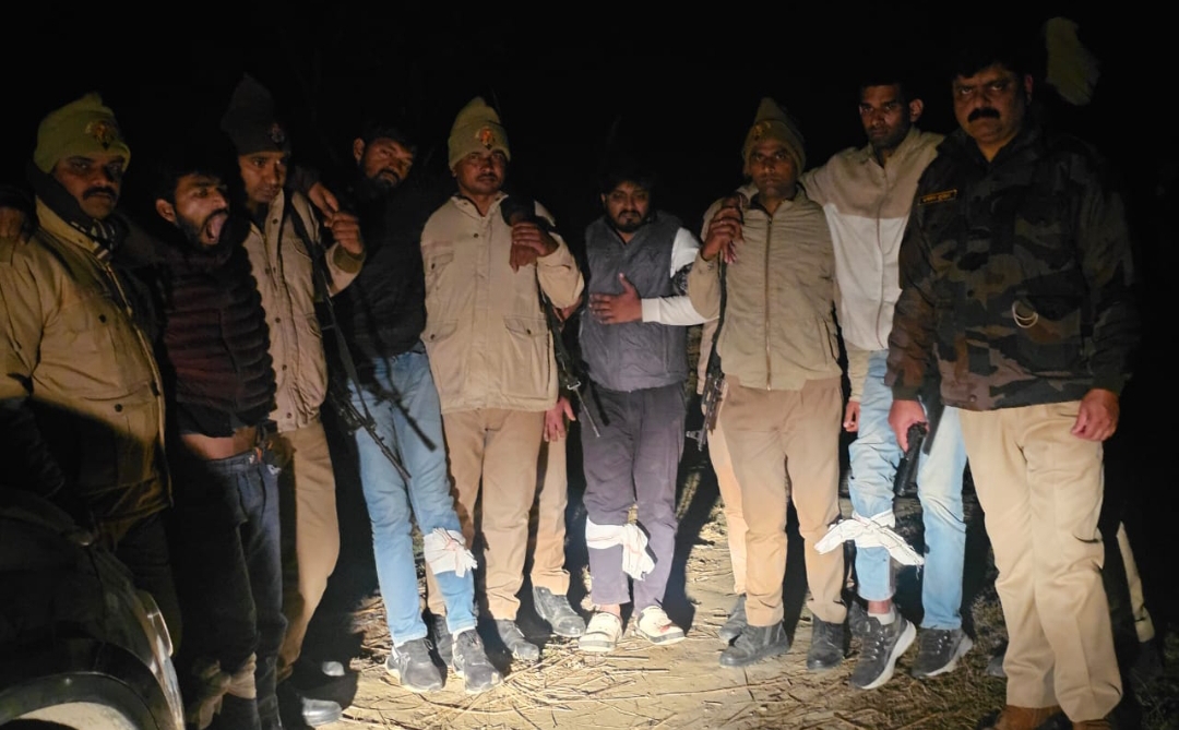 गिरफ्तार बदमाश गिरफ्तार बदमाश