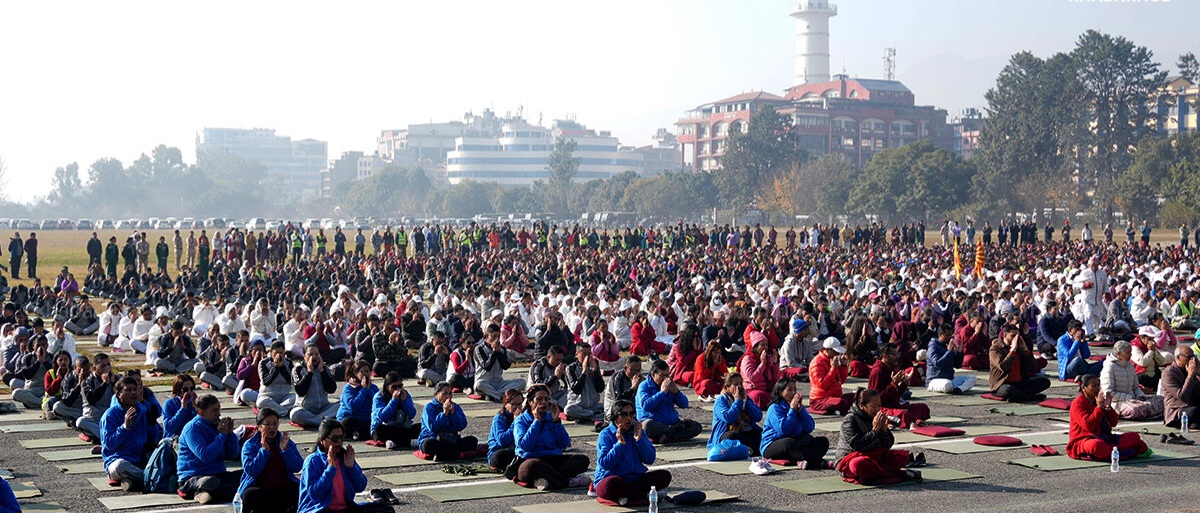 विश्व ध्यान दिवस काठमांडू में मनाया गया विश्व ध्यान दिवस काठमांडू में मनाया गया