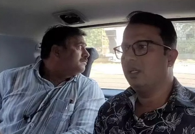 कांग्रेस नेता को गिरफ्तार कर अपने साथ ले गई महाराष्ट्र पुलिस कांग्रेस नेता को गिरफ्तार कर अपने साथ ले गई महाराष्ट्र पुलिस