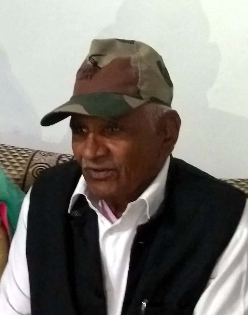 खुजान सिंह का फाइल फोटो।