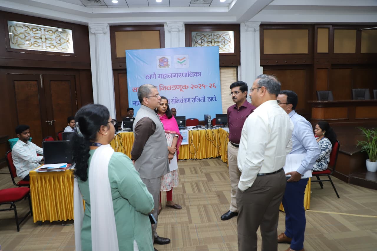 Election officer Rao visited media room