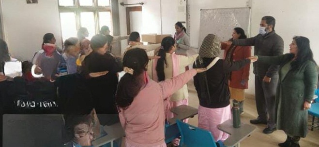 जीसीई जम्मू में तंबाकू विरोधी शपथ कार्यक्रम आयोजित