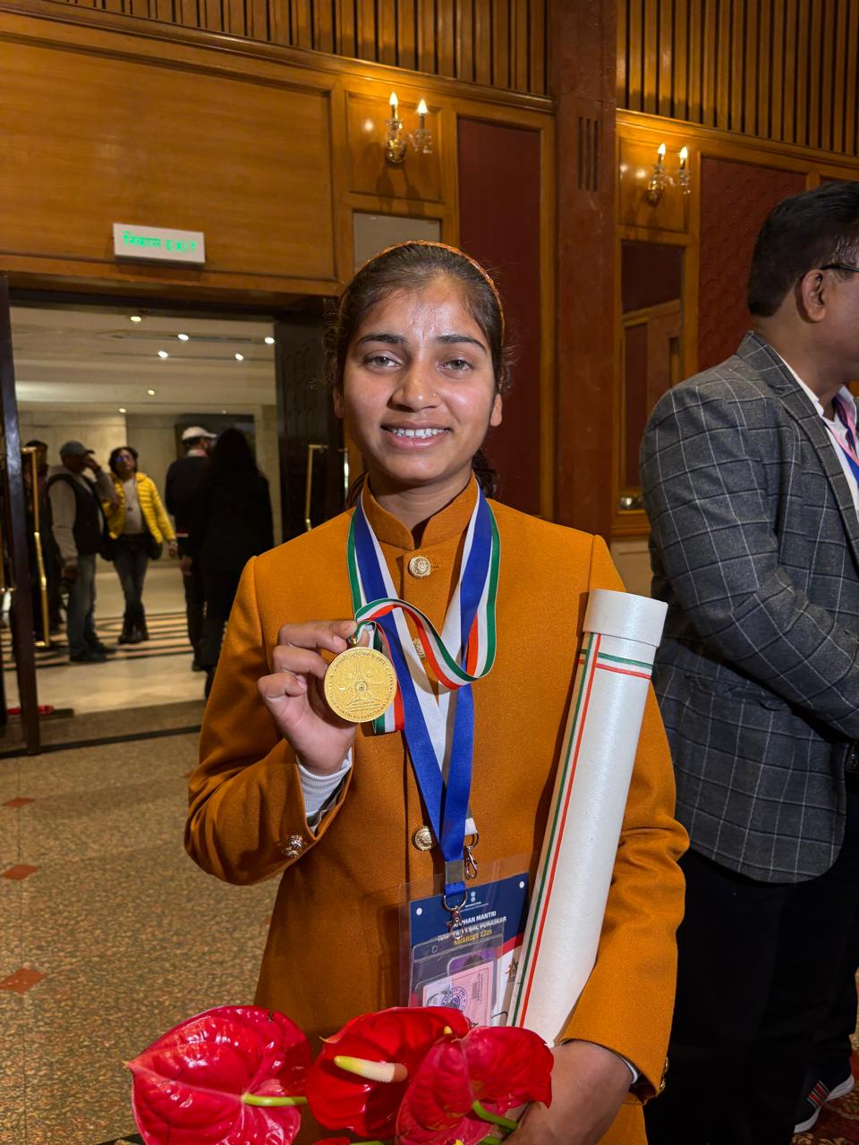 प्रधानमंत्री राष्ट्रीय बाल पुरस्कार से सम्मानित पूजा