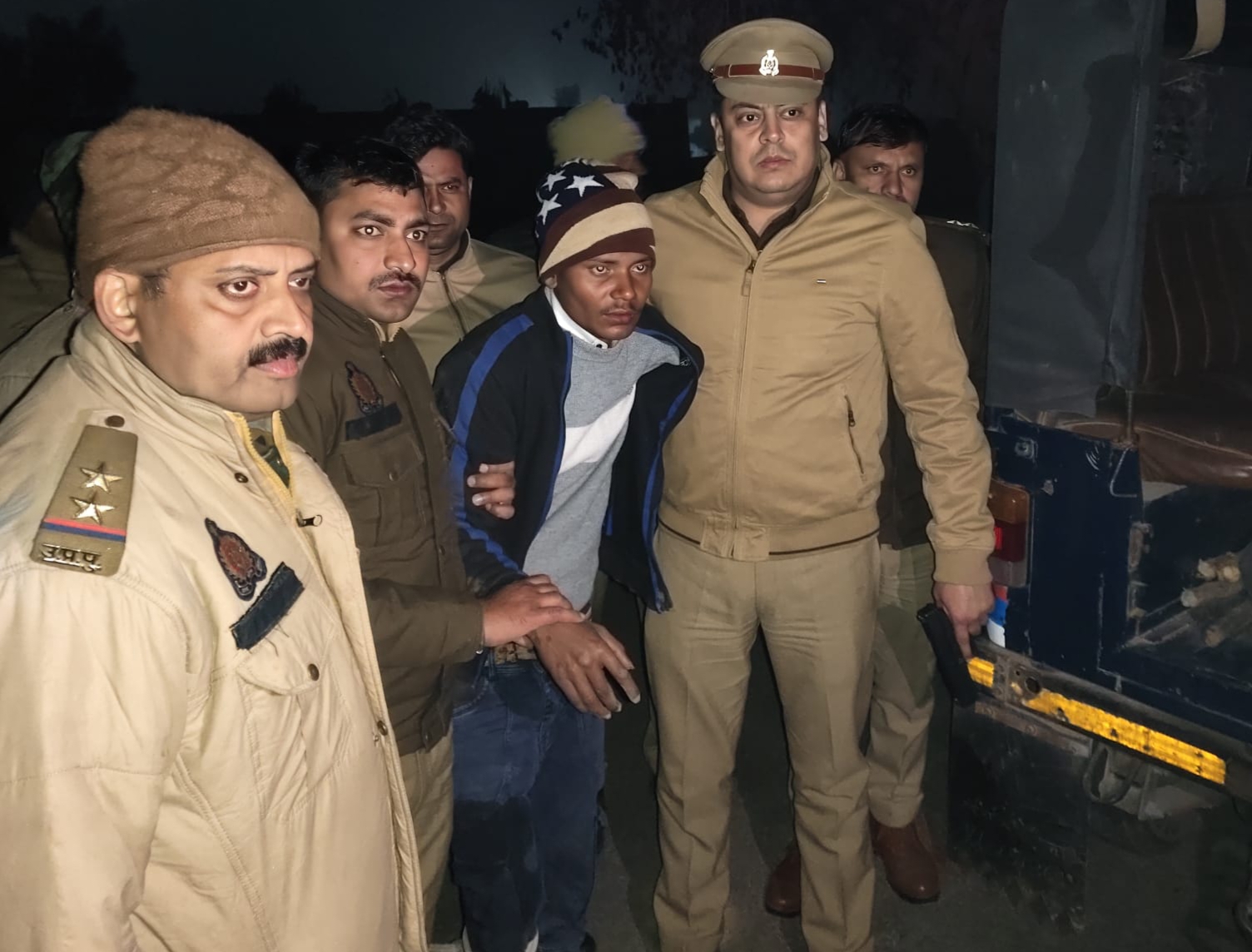 गिरफ्तार अभियुक्त