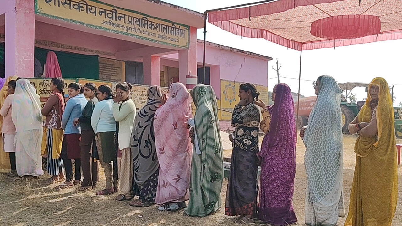 पेपर लेस मतदान,गिरता तापमान और मतदाताओं में दिखा भारी उत्साह