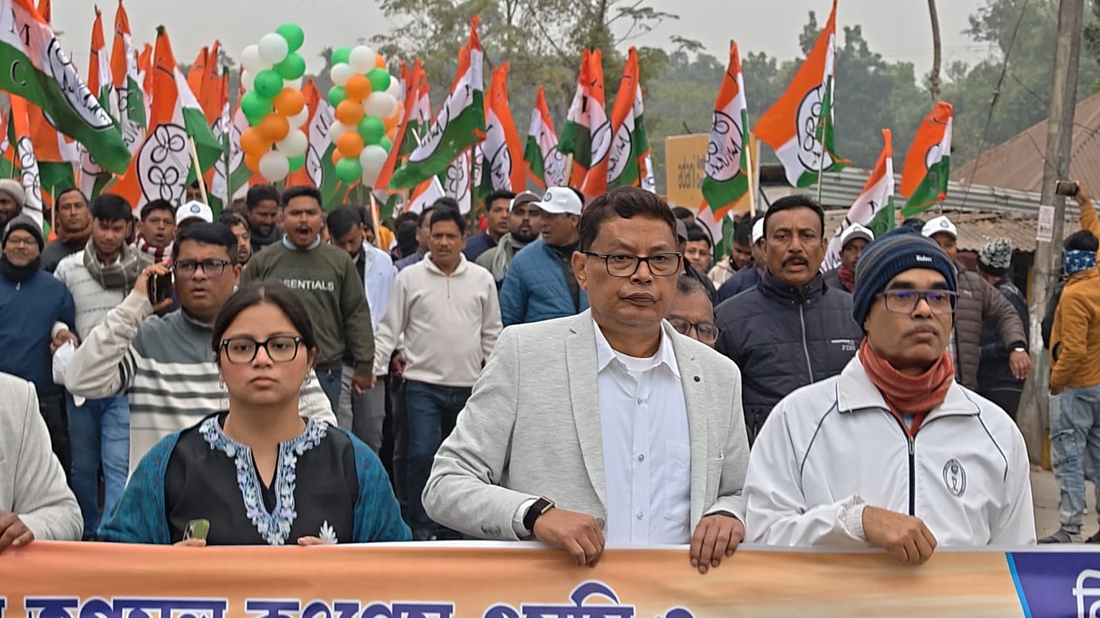 मार्च में शामिल जिला अध्यक्ष कृष्ण दास मार्च में शामिल जिला अध्यक्ष कृष्ण दास