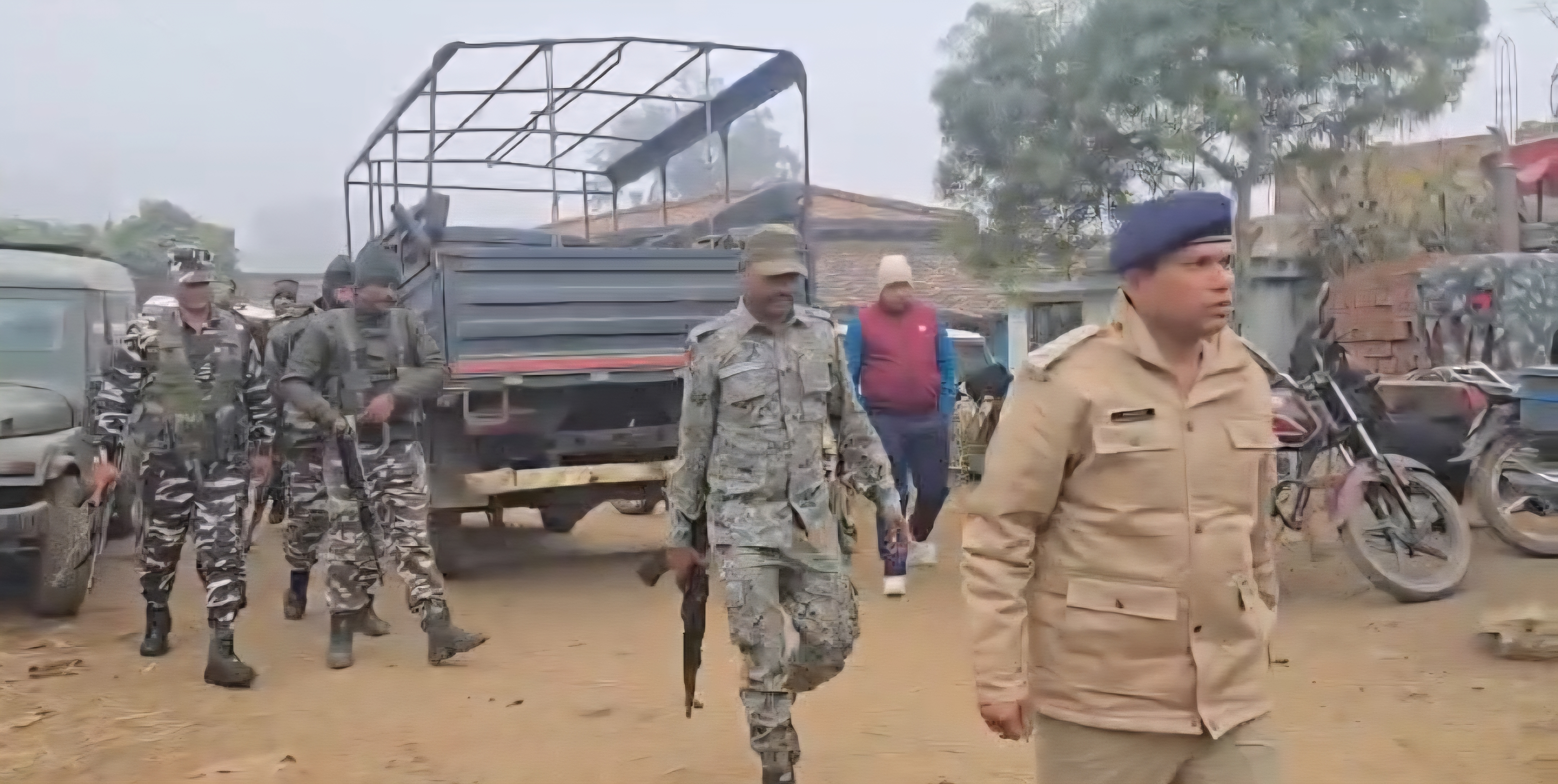 घटनास्थल पर पहुंचे एसपी