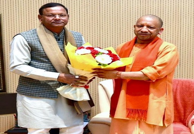 Chief Minister  योगी से मिले भाजपा अध्यक्ष पंकज चौधरी