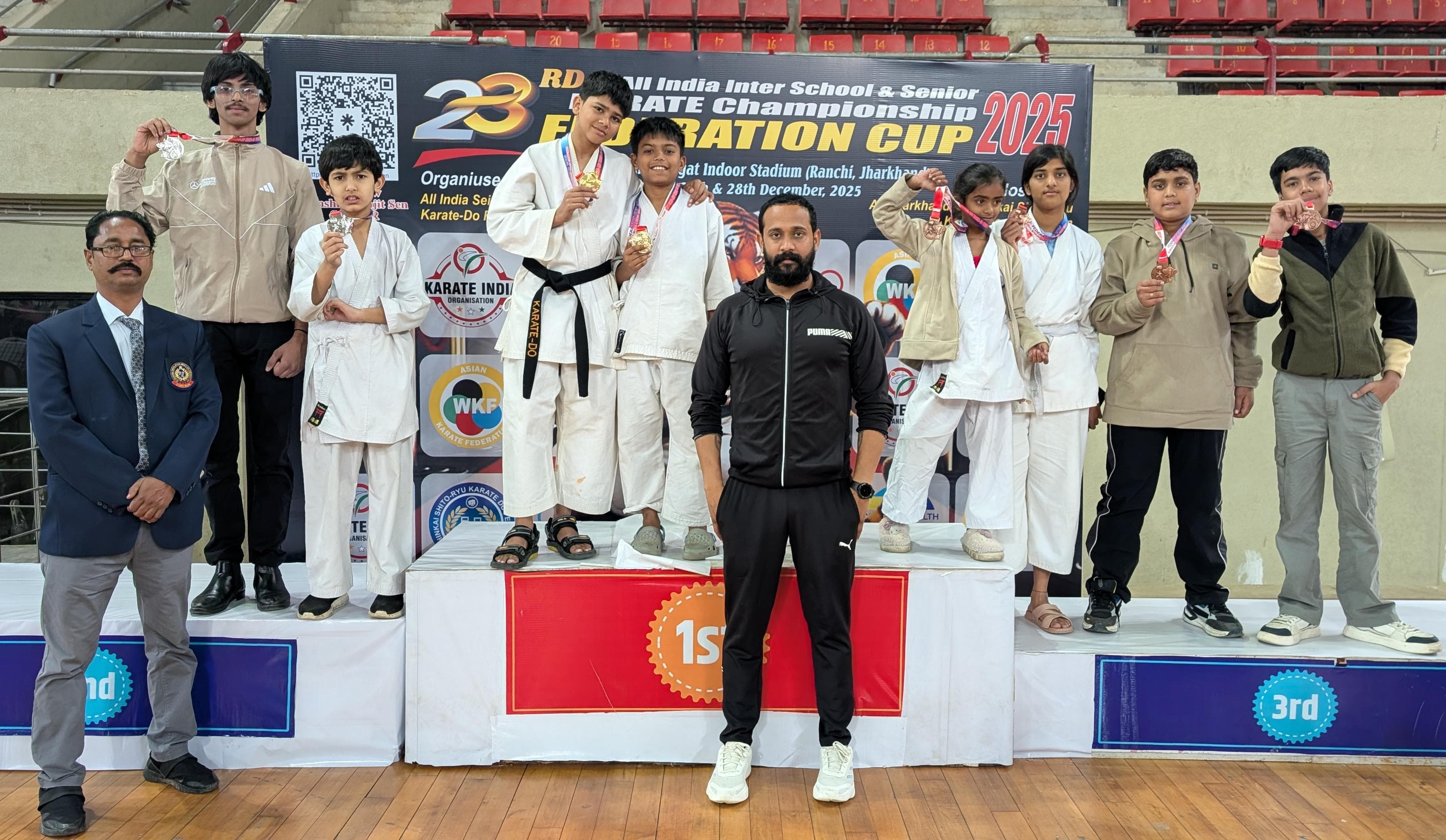 राष्ट्रीय स्तर की प्रतियोगिता में चित्तौड़गढ़ के खिलाड़ियों ने जीते पदक।