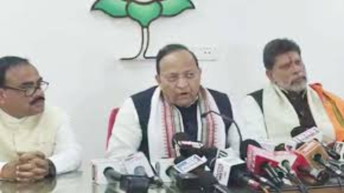 भाजपा के राष्ट्रीय महामंत्री अरुण सिंह की पत्रकार वार्ता