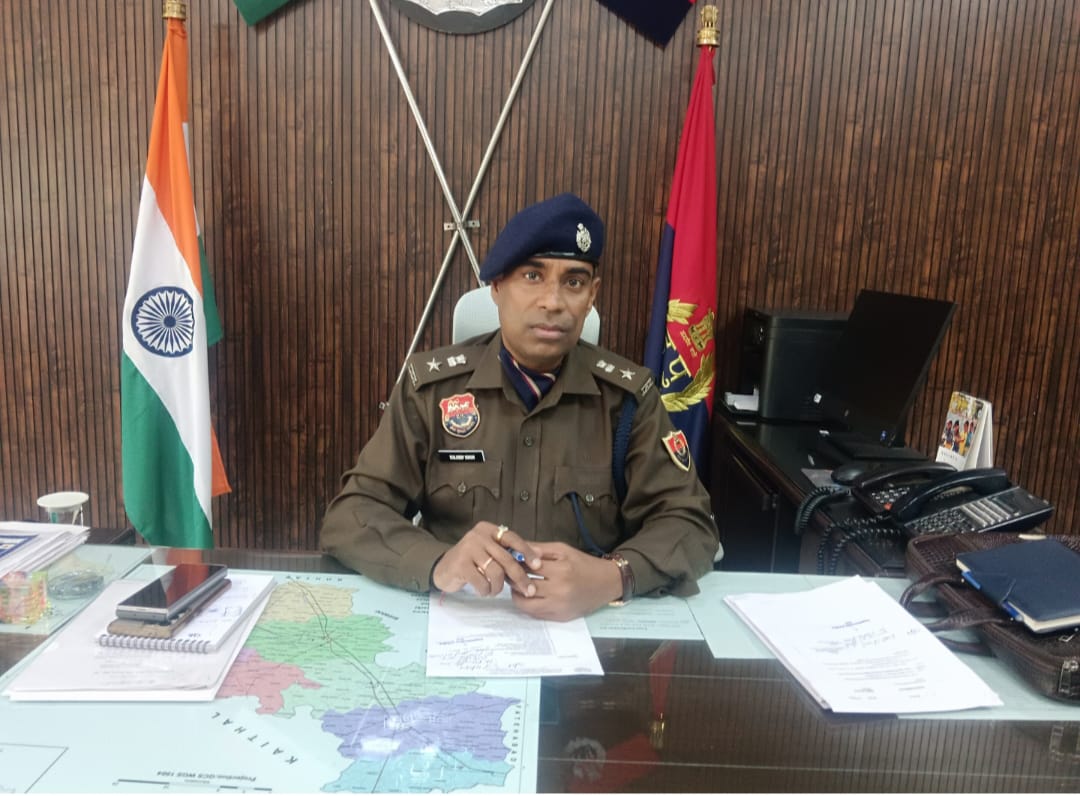 एसपी कुलदीप सिंह। एसपी कुलदीप सिंह।