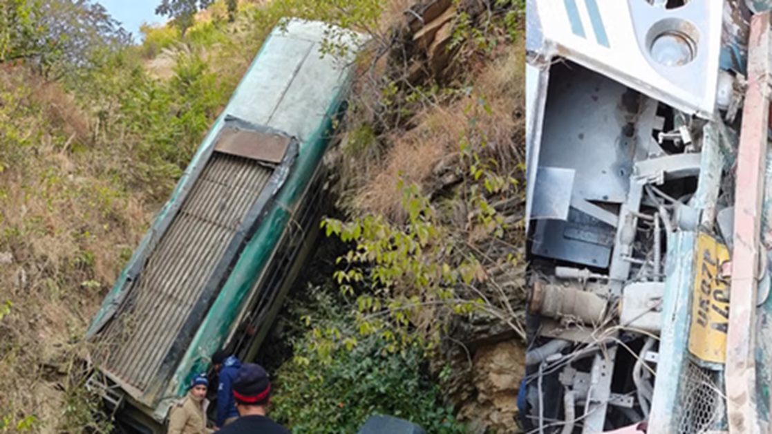 यह हादसा अल्मोड़ा जिले के भिकियासैंण-विनायक मार्ग पर हुआ है.