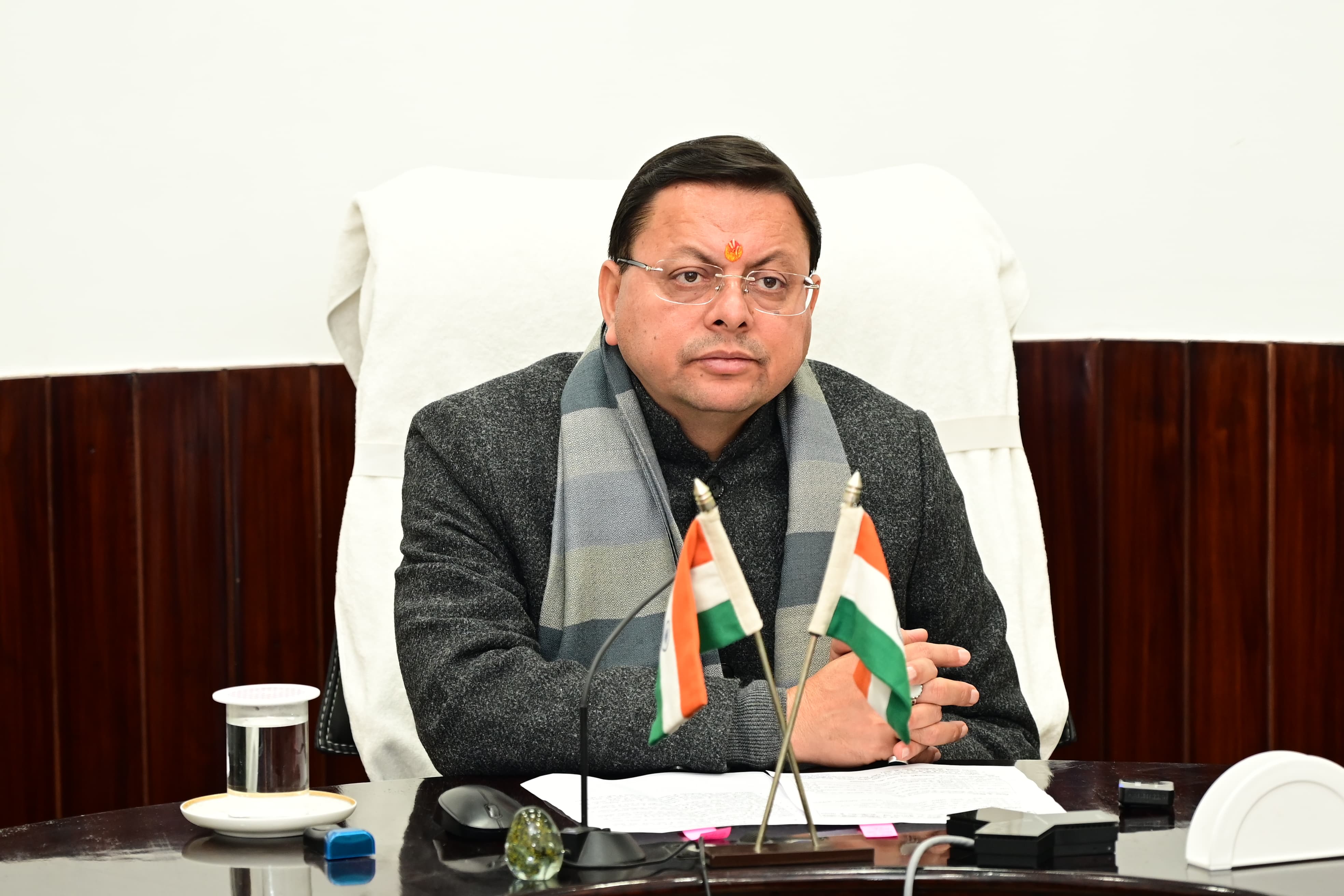 मुख्यमंत्री पुष्कर सिंह धामी ।