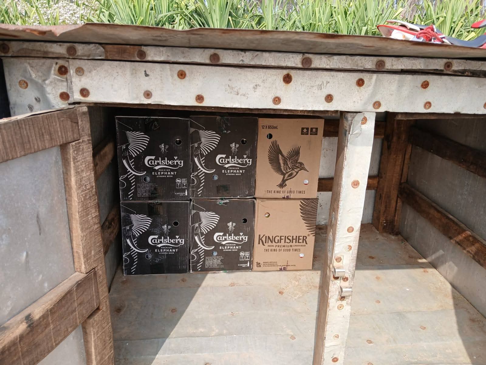 जब्त विदेशी शराब