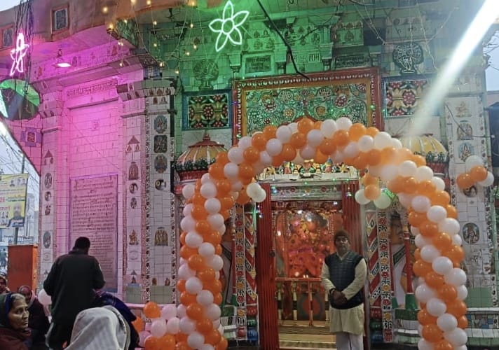 शहर का बड़ा हनुमान मंदिर जहां रही भक्तों की भीड़