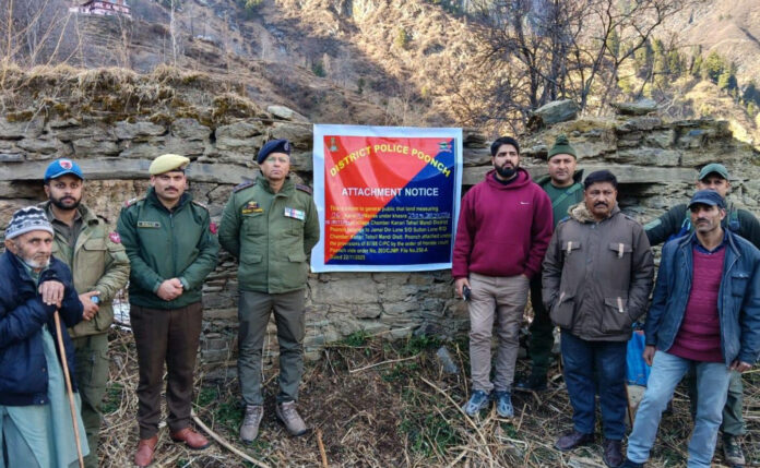 जम्मू-कश्मीर के पुंछ में पाकिस्तान स्थित आतंकी हैंडलर की संपत्ति कुर्क