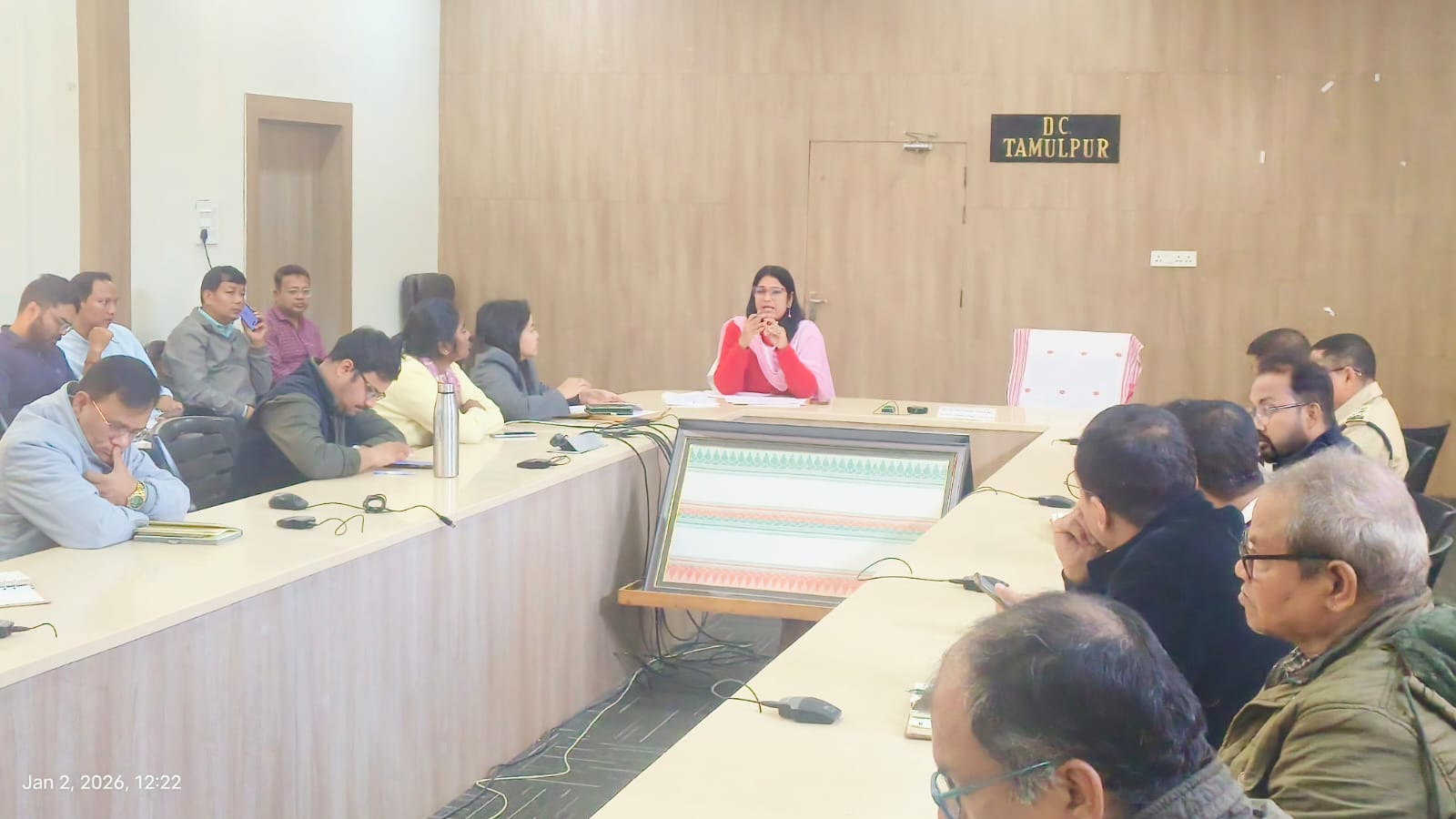 तमुलपुर में भीसीडीसी स्तर पर चुनावी जागरूकता बैठक और गणतंत्र दिवस की तैयारी।