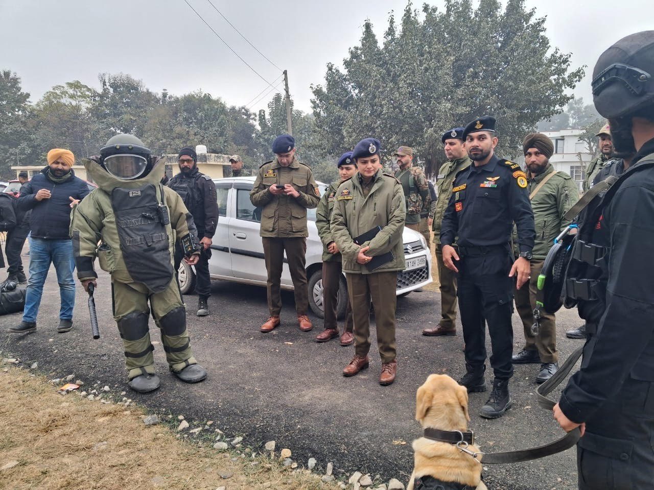 Anti-fidayeen mock drill conducted at Rajbagh and Hiranagar police stations