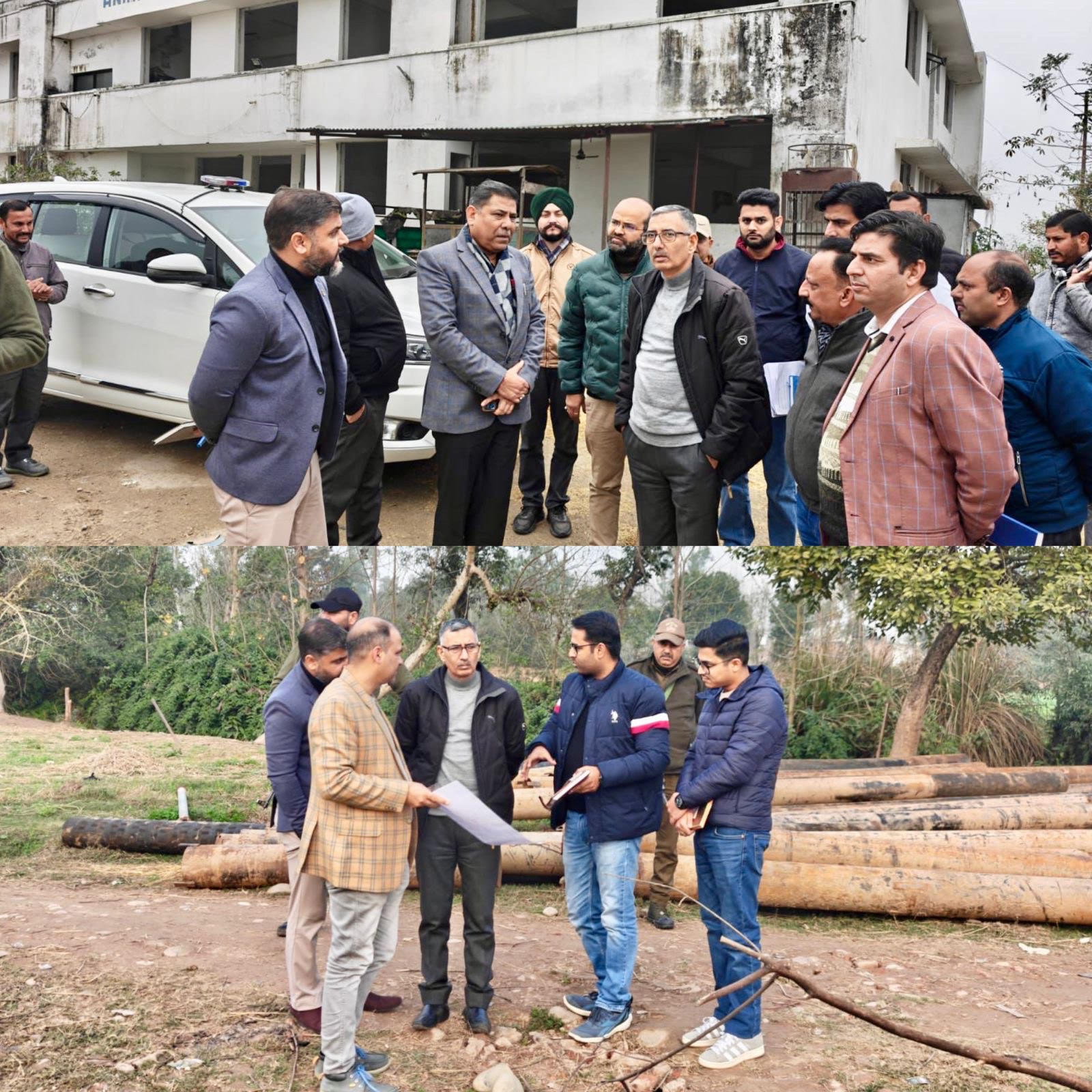 DC reviews reconstruction of disaster-hit projects, Amrit works