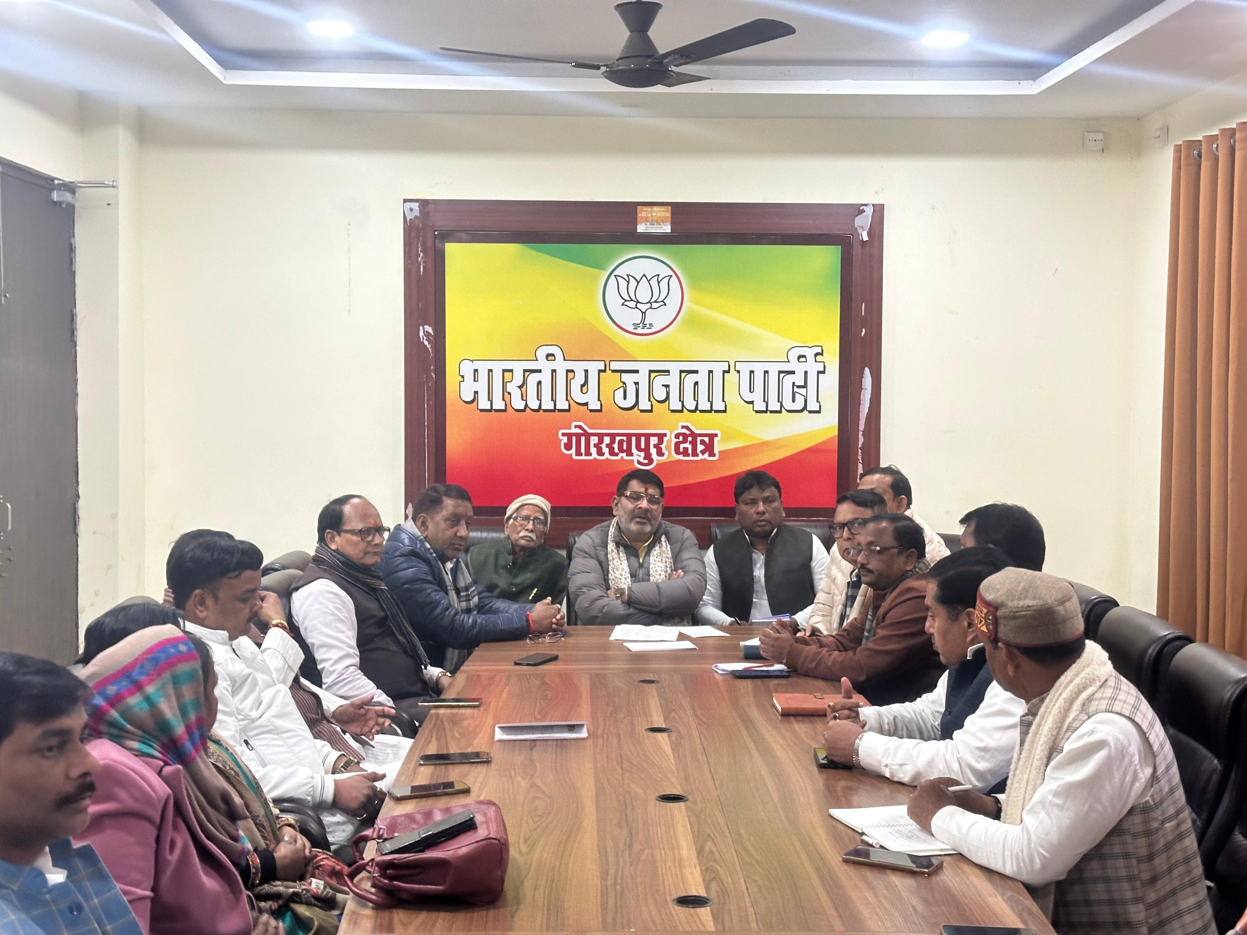 गोरखपुर एयरपोर्ट से क्षेत्रीय कार्यालय (रानीडीहा)तक यादगार स्वागत की तैयारी, सौंपी गई जिम्मेदारी