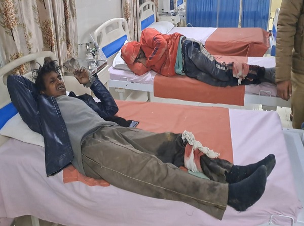 अस्पताल में भर्ती घायल अभियुक्त