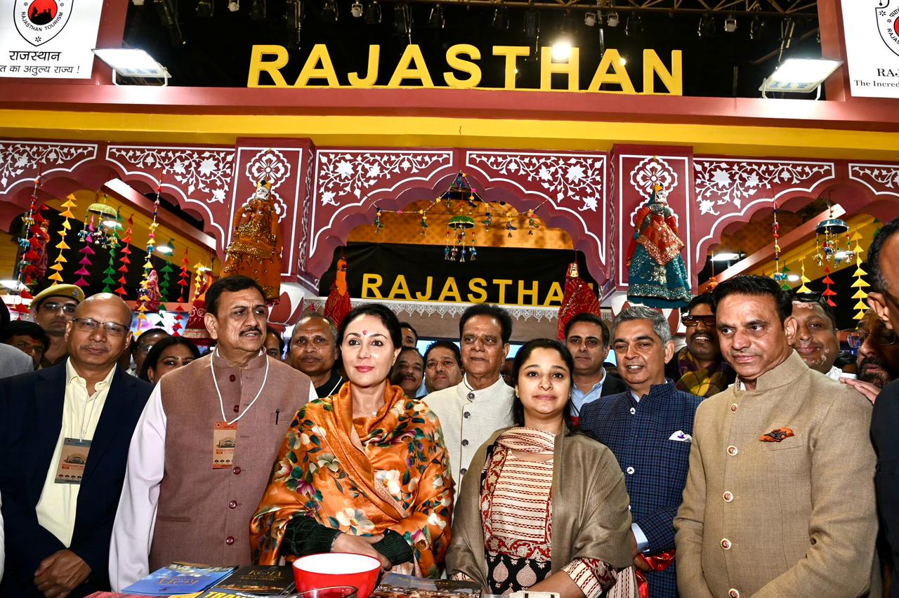 उपमुख्यमंत्री दीया कुमारी ने कोटा हाड़ौती ट्रैवल मार्ट-2026 में प्रदर्शनी का किया शुभारंभ