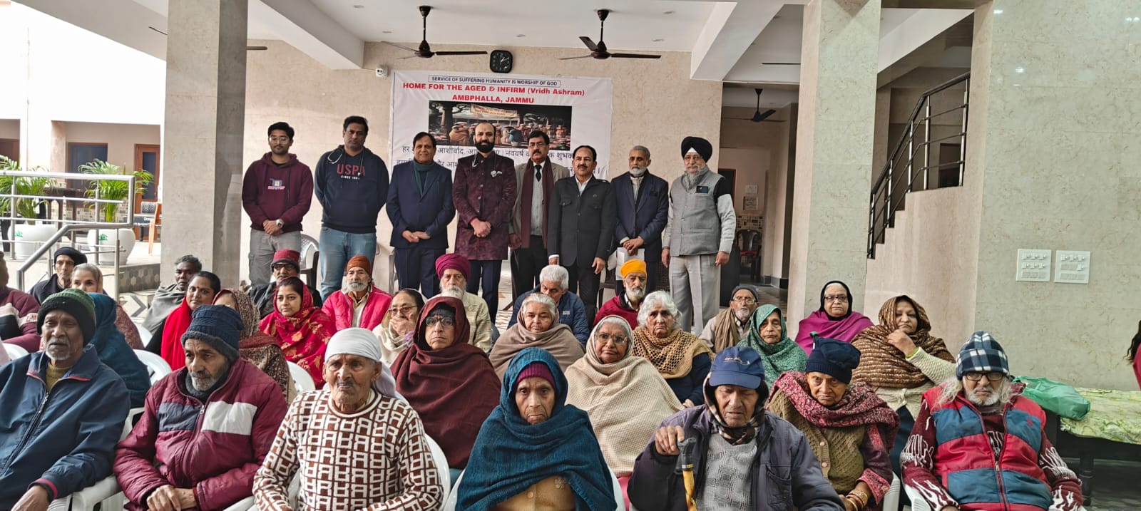 वृद्ध आश्रम में निःशुल्क हृदय स्वास्थ्य जांच शिविर आयोजित, 70 से अधिक लोगों की हुई जांच, दवाइयां भी वितरित