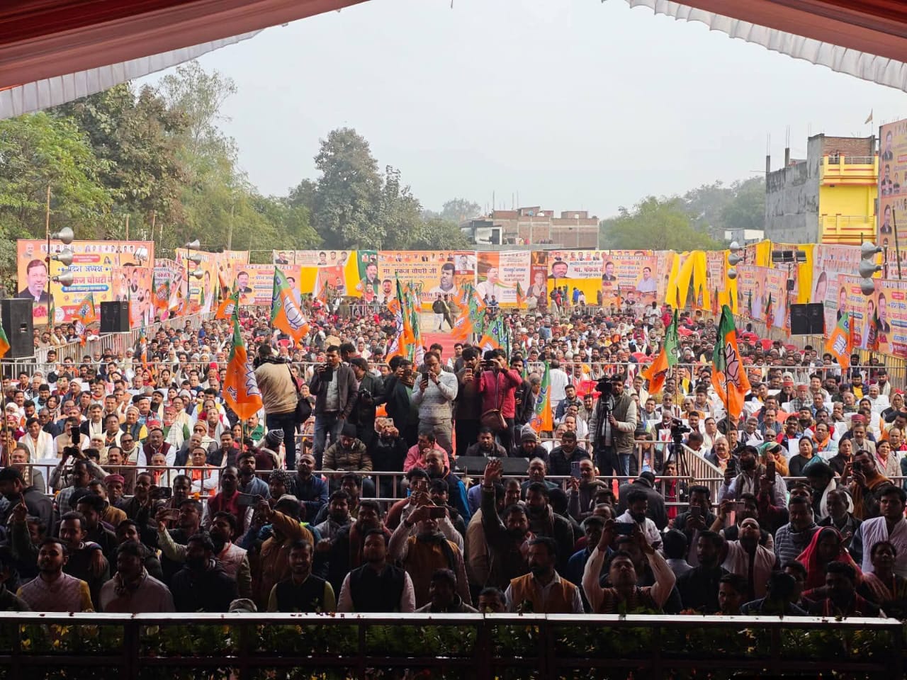 उत्साह से लबरेज भाजपाइयों ने नवनियुक्त प्रदेश अध्यक्ष पंकज चौधरी का किया शानदार स्वागत