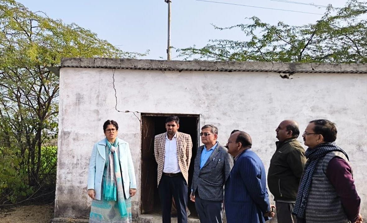 निरीक्षण करतीं डीएम