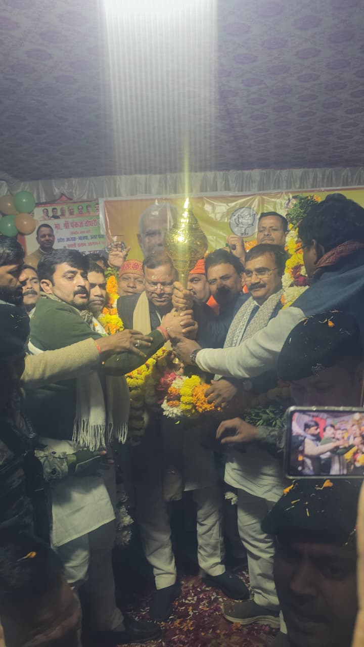 भाजपा प्रदेश अध्यक्ष का स्वागत