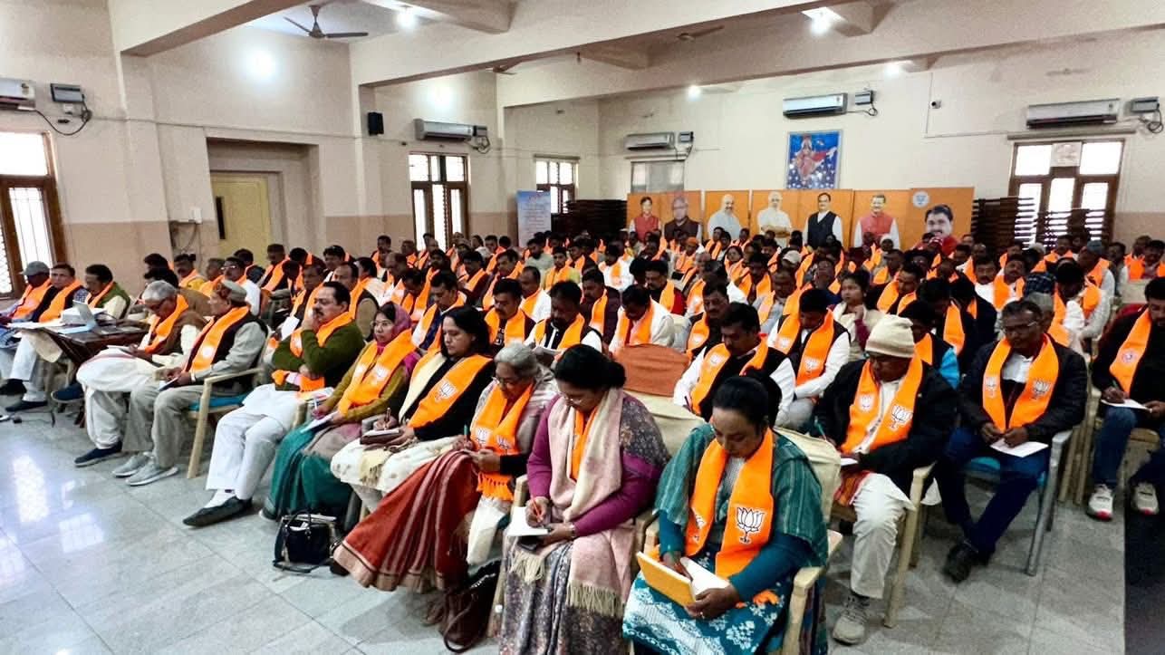कार्यशाला में उपस्थित भाजपा नेता