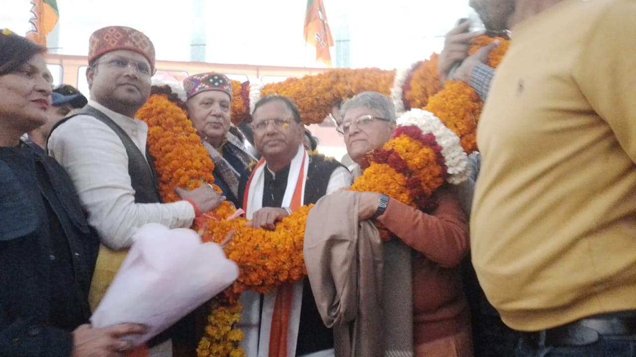 भाजपा प्रदेश अध्यक्ष का स्वागत