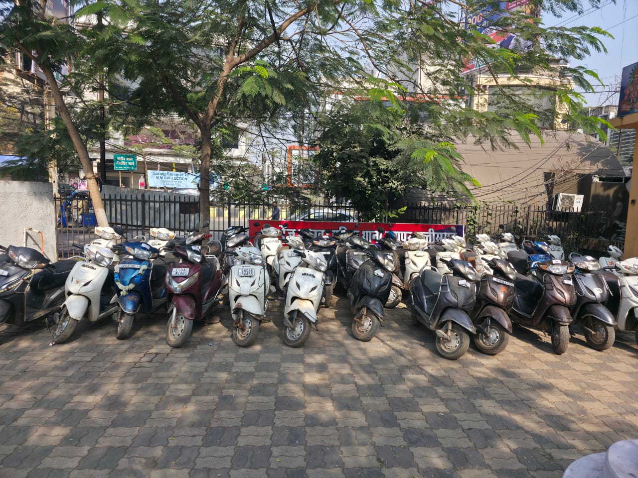 तीन दर्जन एक्टिवा चोरी का पुलिस ने किया खुलासा,