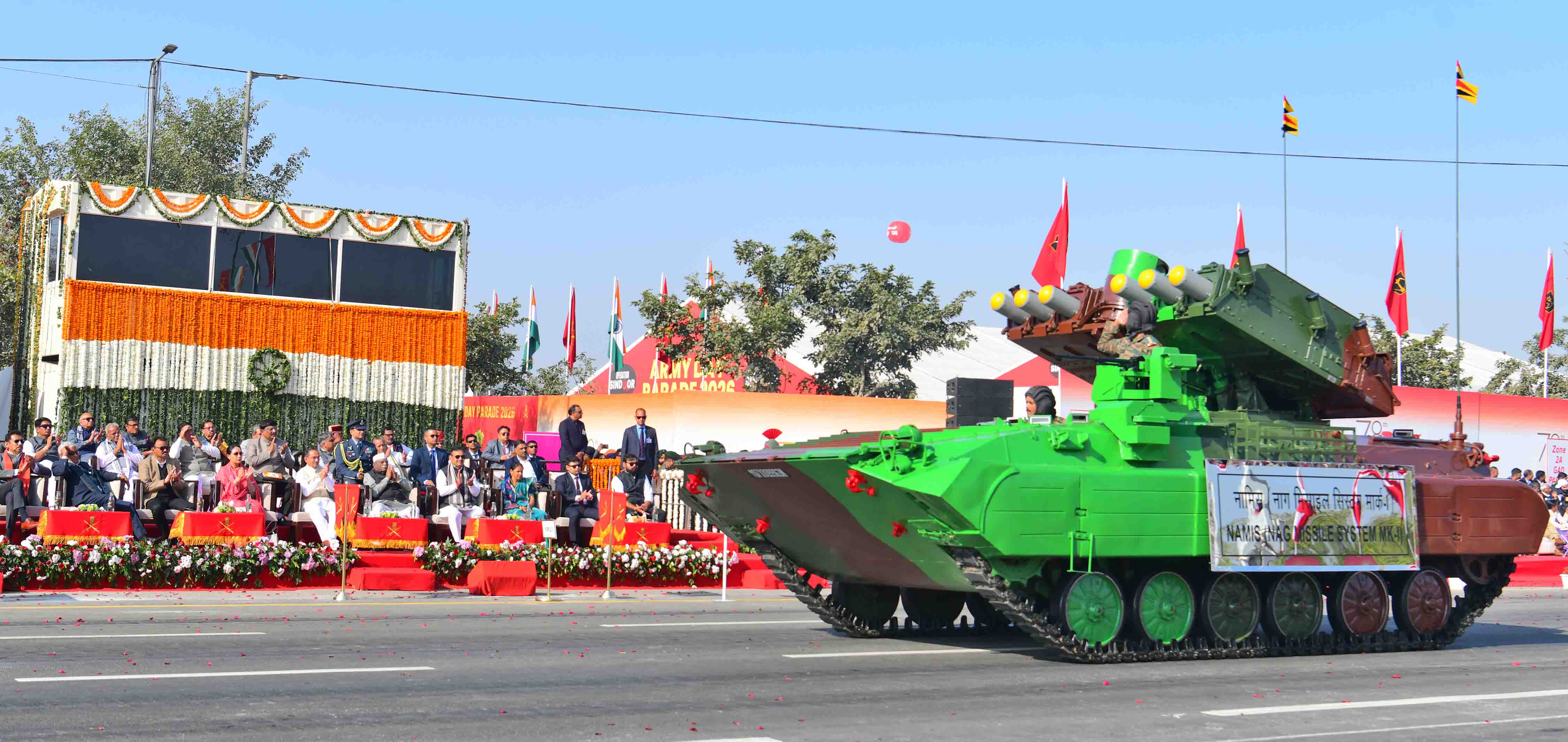 भारतीय सेना ने जयपुर में मनाया 78वां सेना दिवस