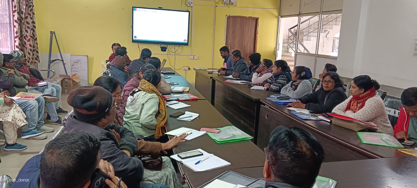 प्रशिक्षण में शामिल चिकित्सक