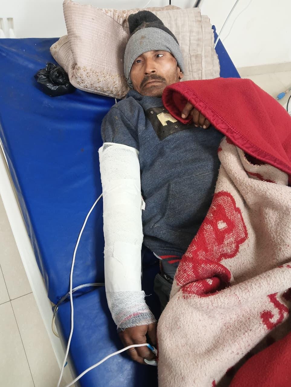 फोटो घायल युवक