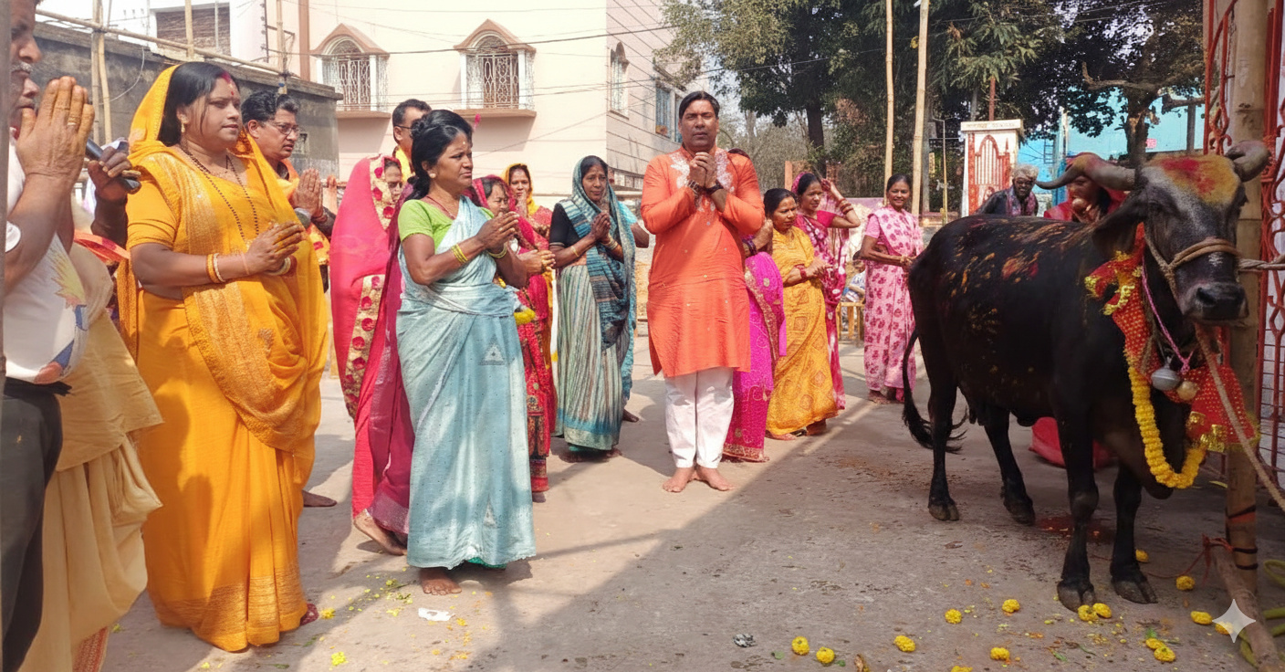सामाजिक समरसता मंच द्वारा आयोजित गौपूजन कार्यक्रम