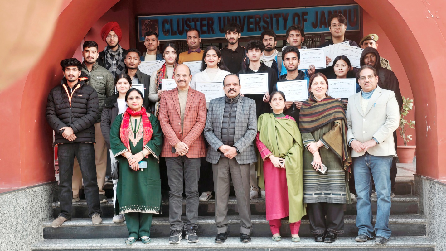 Young artists from Jammu shine at the art festival; Cluster University honors talented students. Young artists from Jammu shine at the art festival; Cluster University honors talented students.