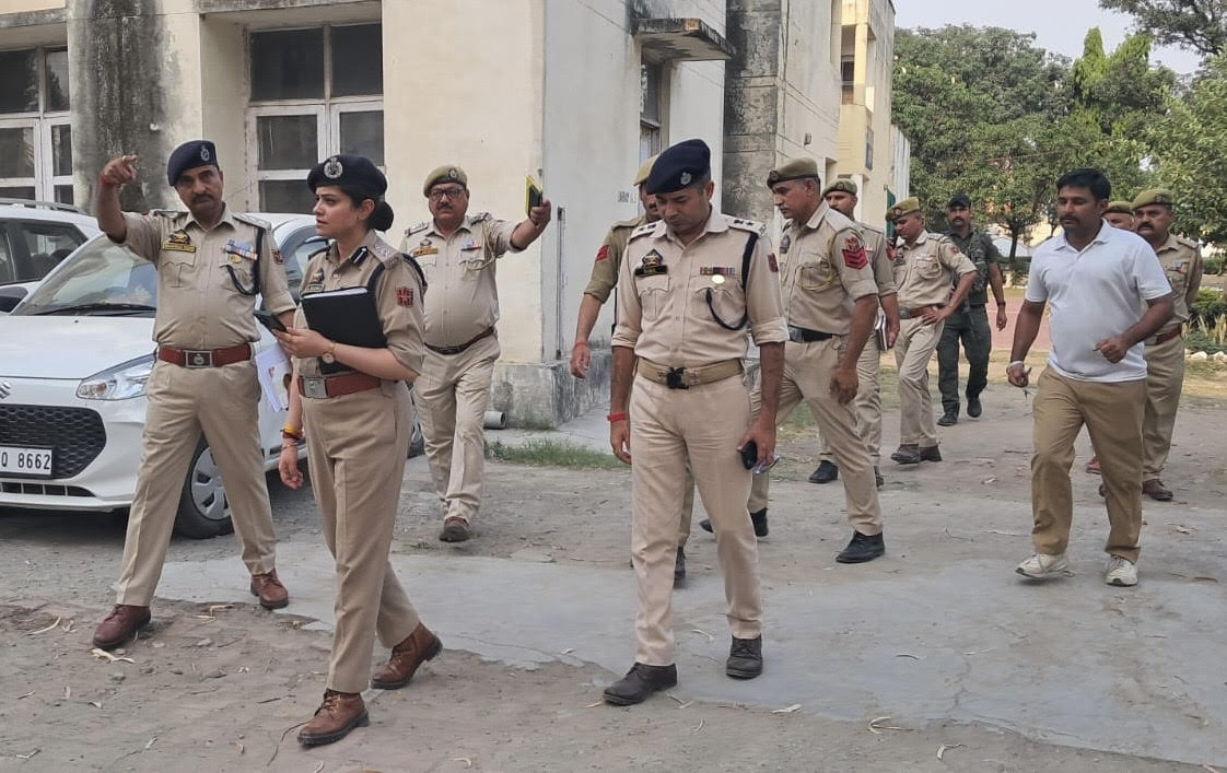 SSP Mohita Sharma inspected Police Line Kathua.