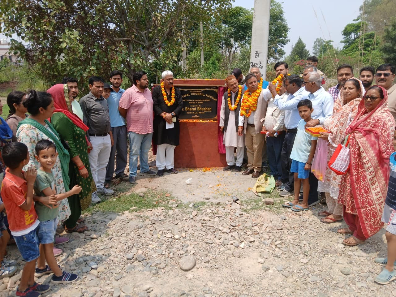 Development gains momentum in Kathua - Street construction work begins in Ward 21