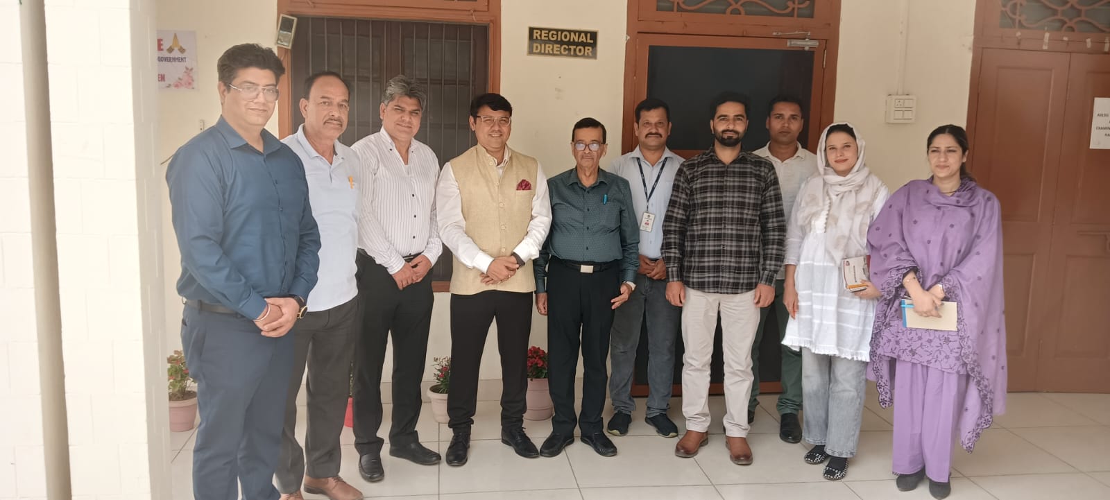 The Deputy Director General of AIILSG reviewed development schemes during his visit to Jammu.