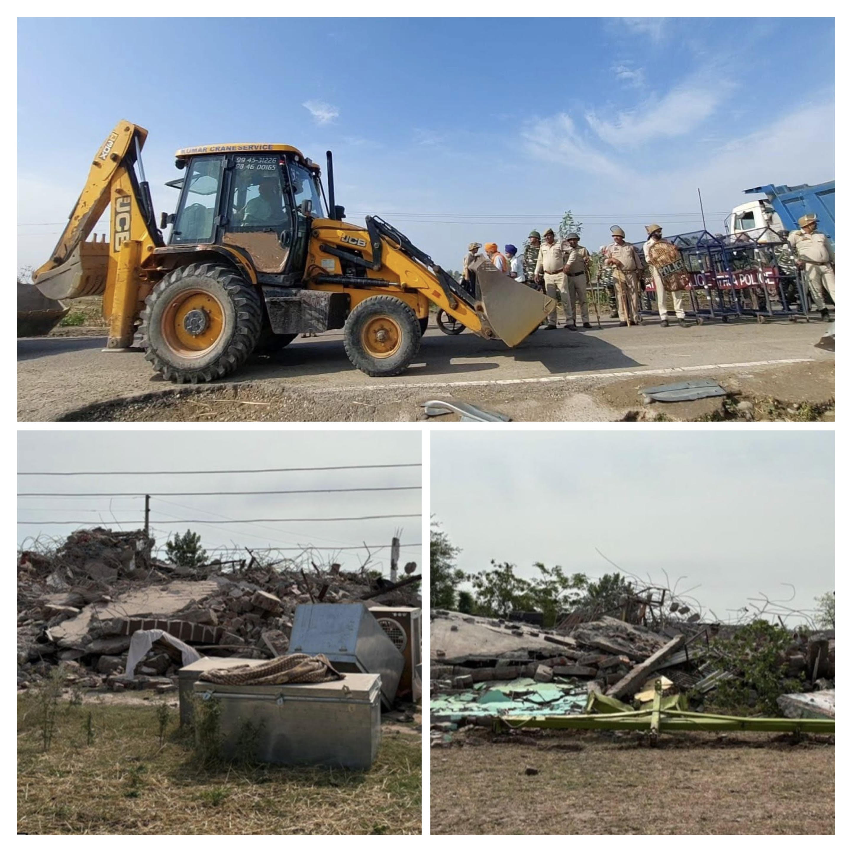 Major attack on drug dealers in Kathua, illegal properties worth crores razed