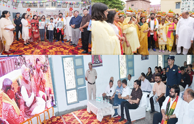 सोनीपत: शंभू दयाल शिक्षा सदन स्थित शिव         मंदिर में सोमनाथ सद्भावना पर्व में राज्यसभा सांसद कार्तिकेय शर्मा